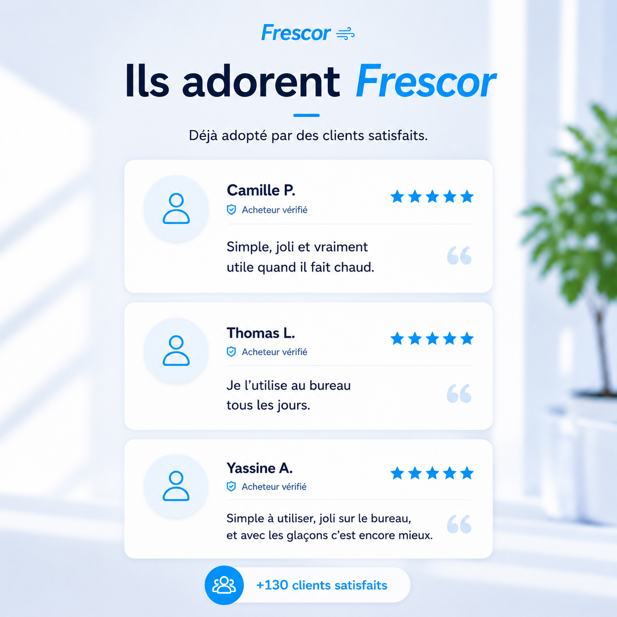 Frescor™ | Mini Climatiseur 3-en-1