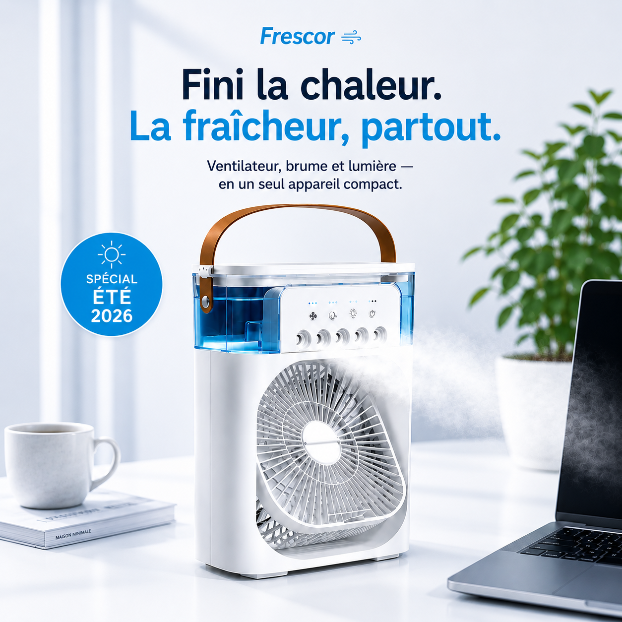 Frescor™ | Mini Climatiseur 3-en-1